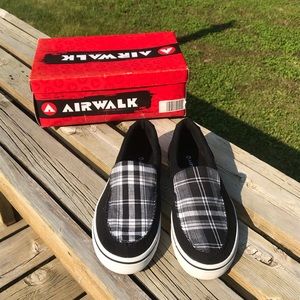 WORN ONCE men’s size 11 Airwalk slip-on shoes.